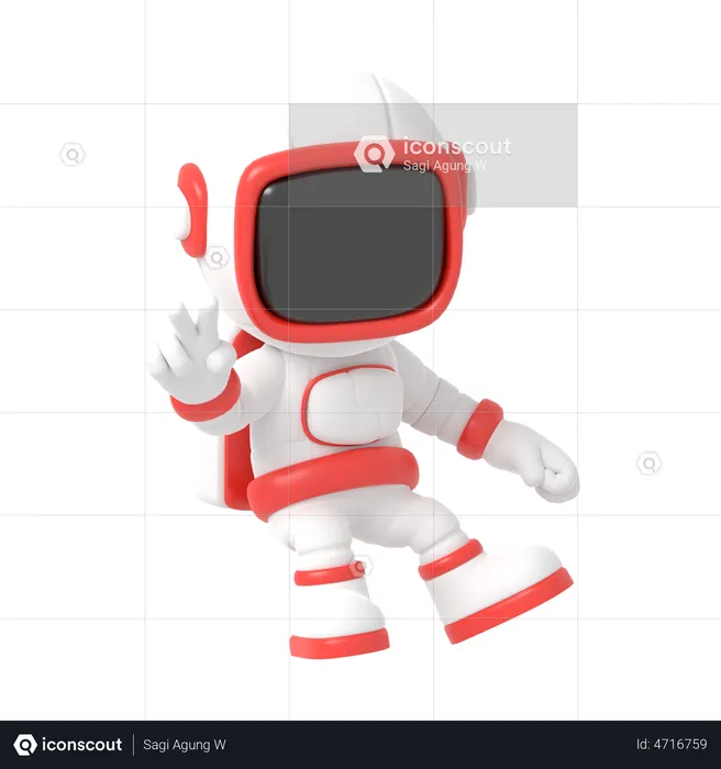 Astronaut  3D Illustration