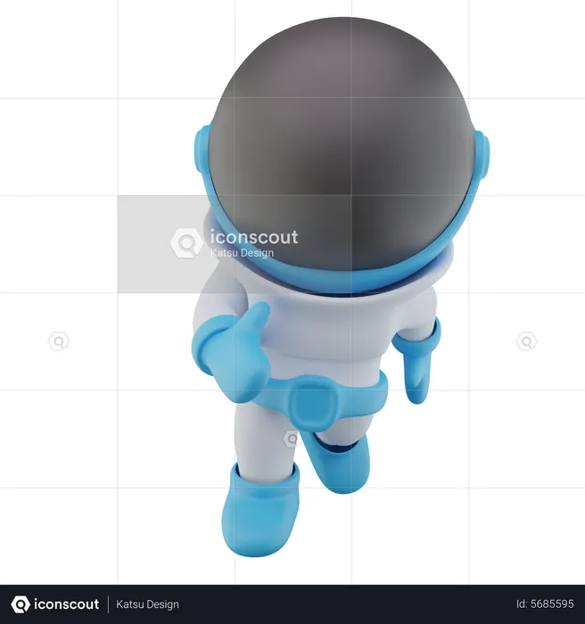 Astronaut  3D Icon