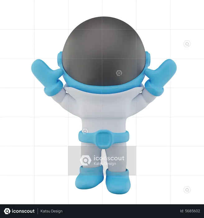 Astronaut  3D Icon