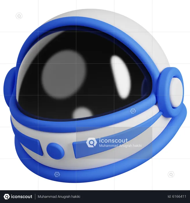 Astronaut Helmet  3D Icon