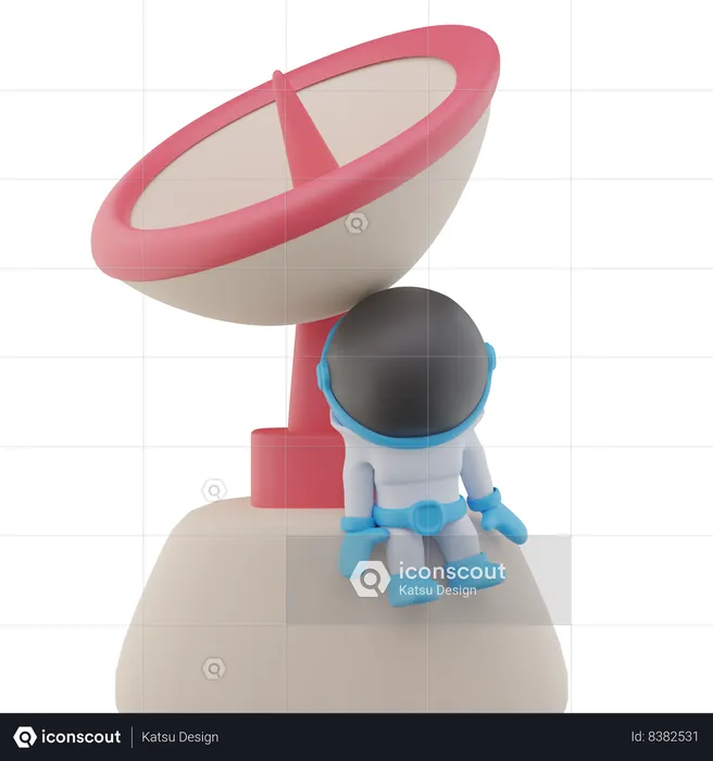 Astronauta  3D Icon