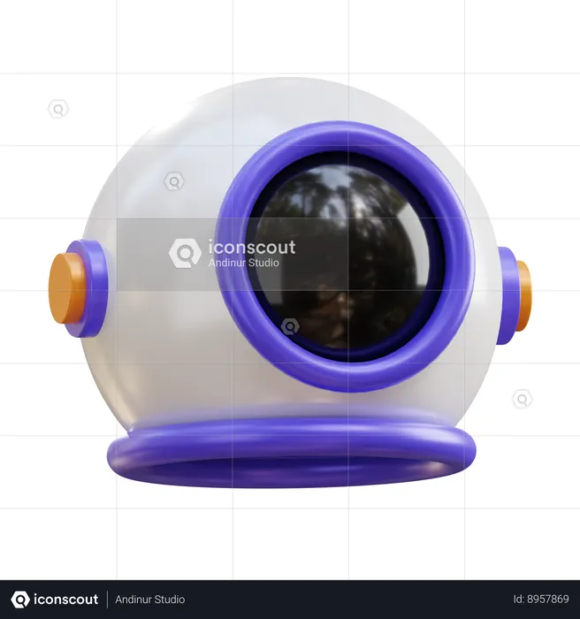 Astronauta  3D Icon