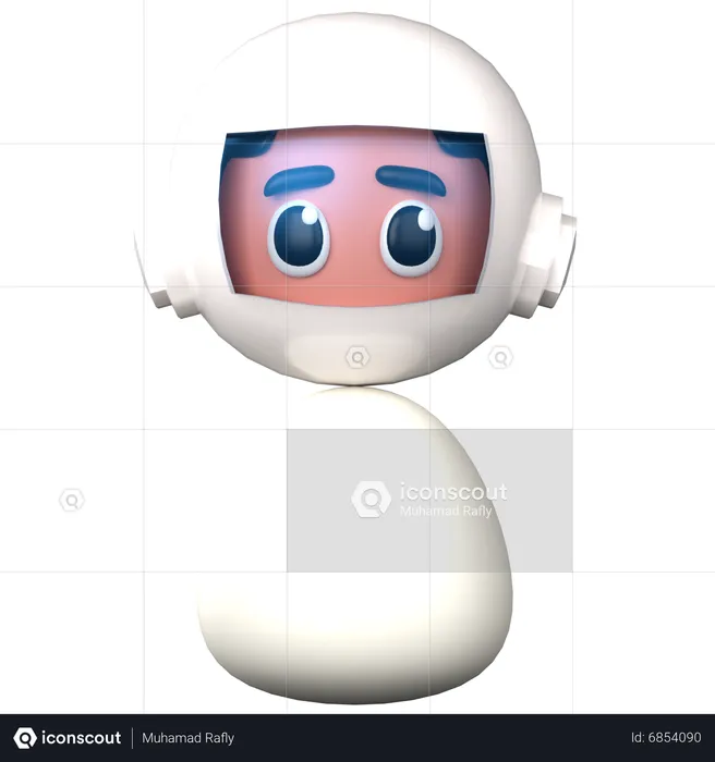 Astronauta  3D Icon