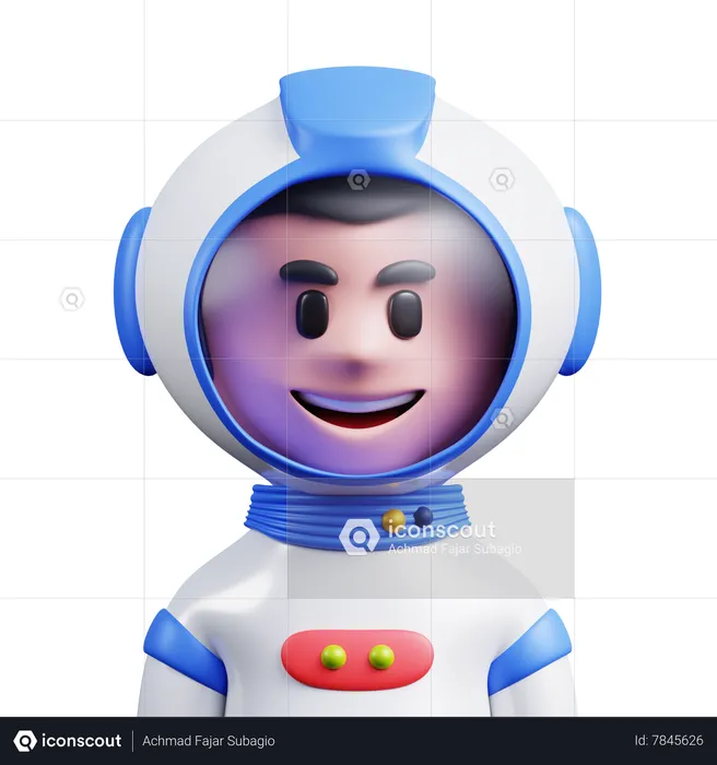 Astronauta  3D Icon