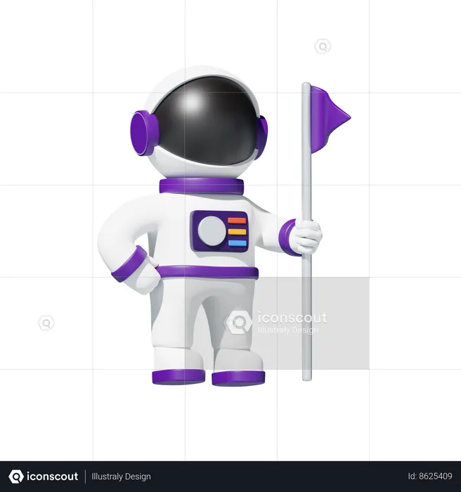 Astronaute  3D Icon