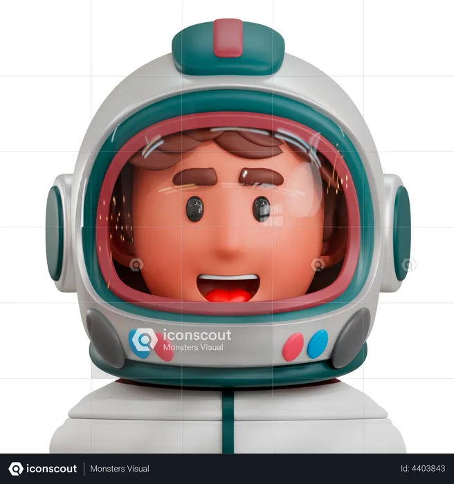 Astronaute  3D Illustration