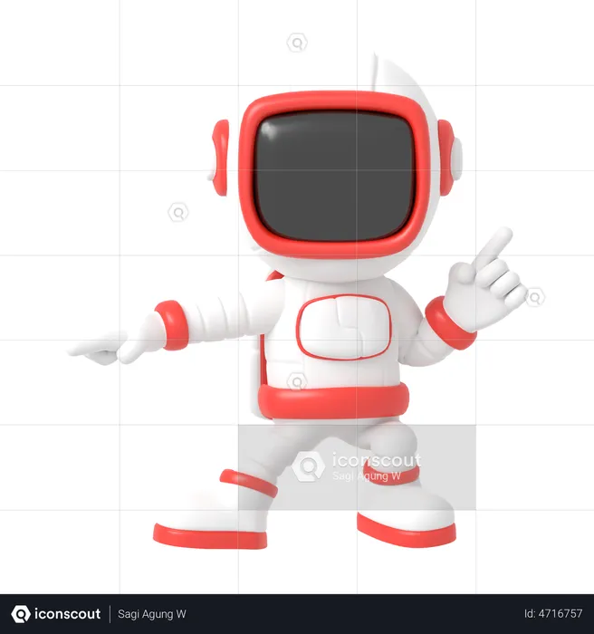 Astronaute  3D Illustration