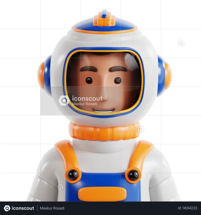 Avatar d'astronaute  3D Icon