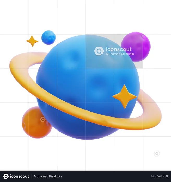 Astronomia  3D Icon