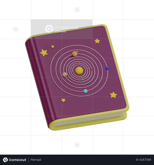 Astronomy Book  3D Icon