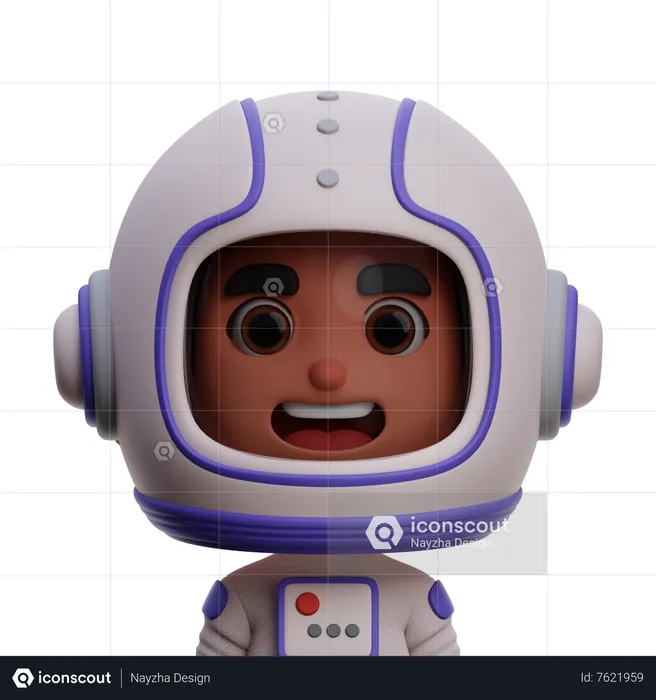 Astronaute  3D Icon