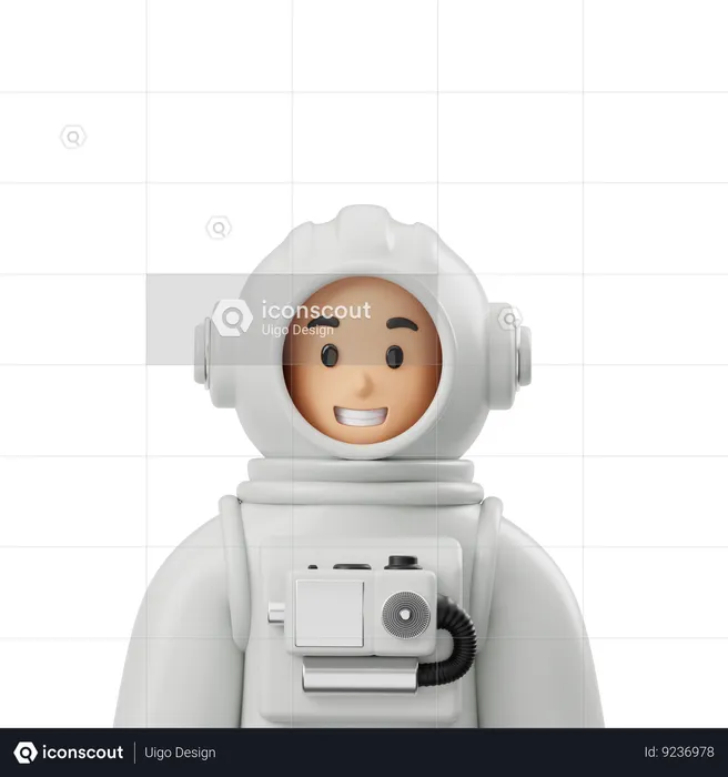 Astronout Avatar  3D Icon