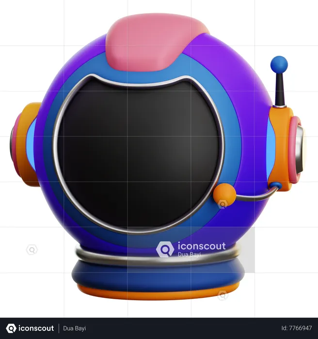 ASTRONOUT HELMET  3D Icon