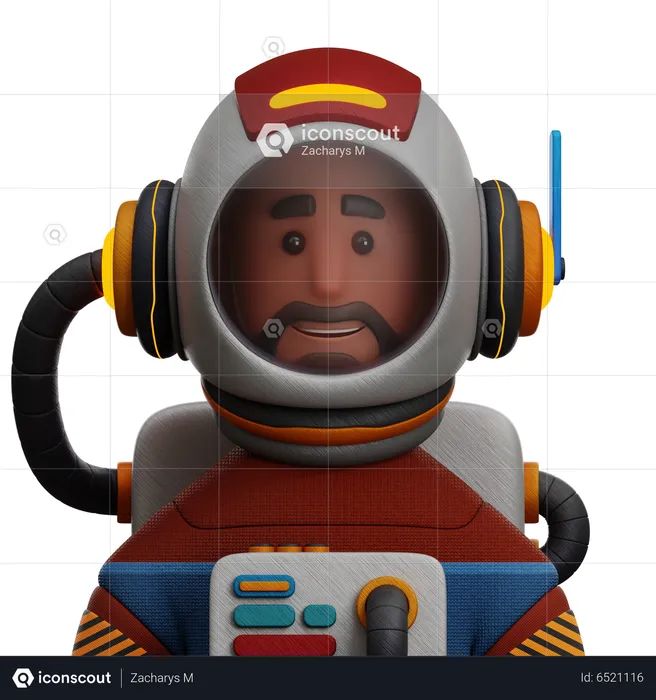 Astronauta  3D Icon