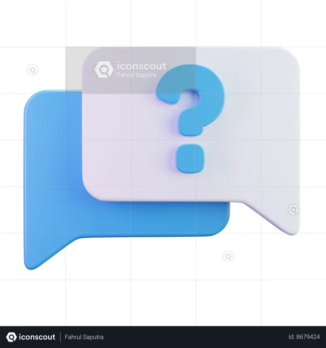 Chat en vivo de atención al cliente  3D Icon