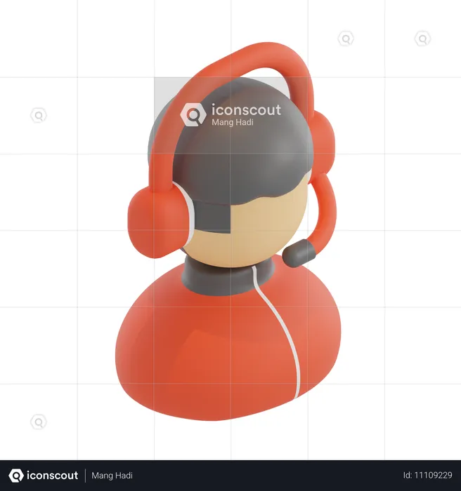 Atendimento ao Cliente  3D Icon