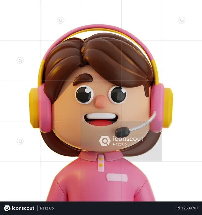 Atendimento ao Cliente  3D Icon