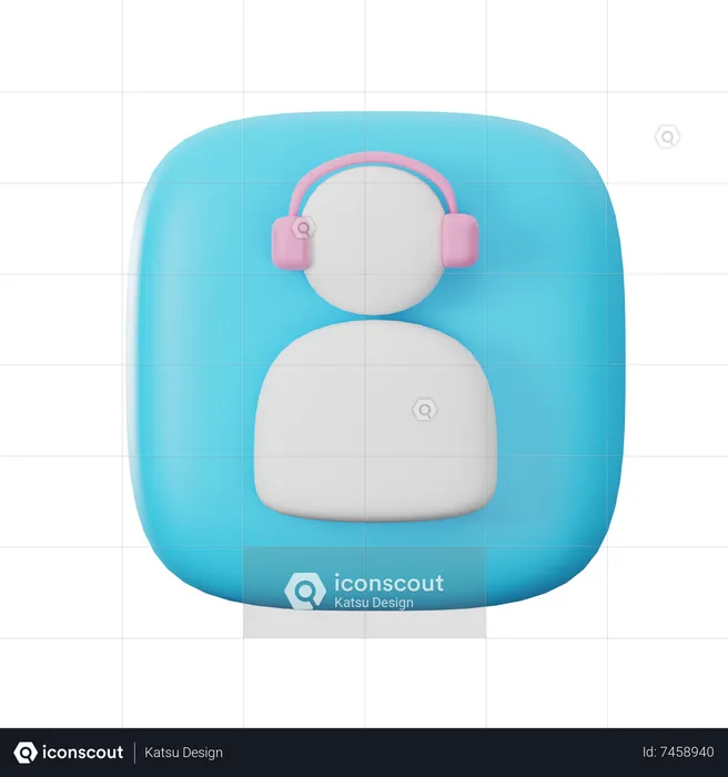 Atendimento ao cliente  3D Icon