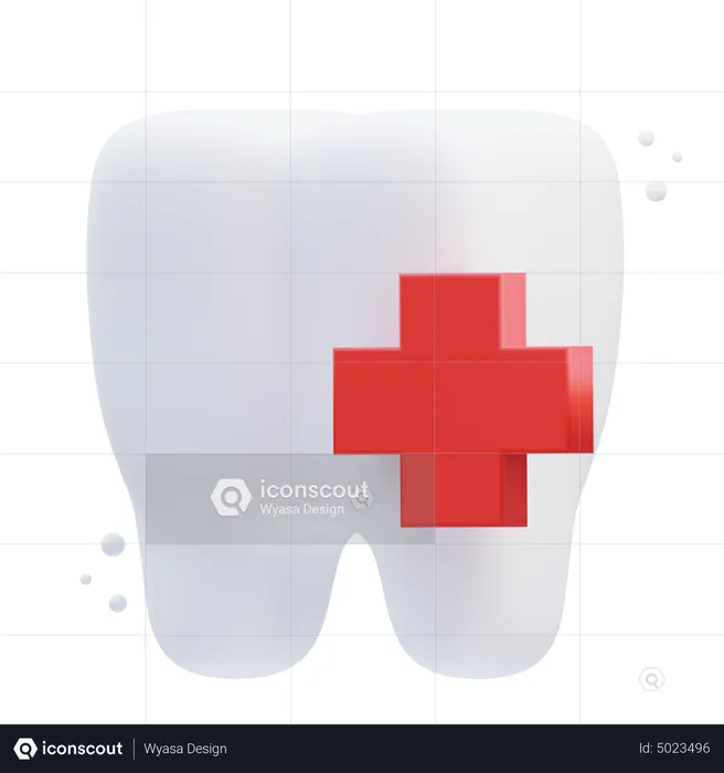 Cuidado dental  3D Icon