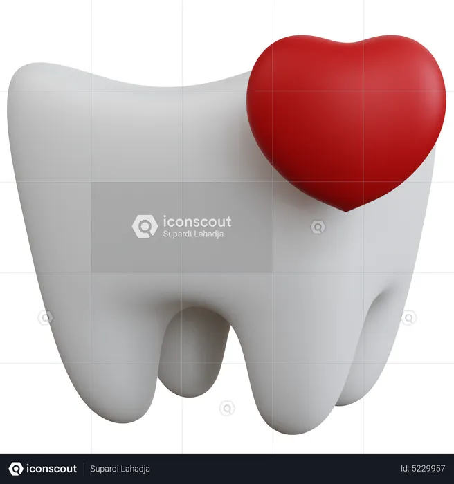 Cuidado dental  3D Icon