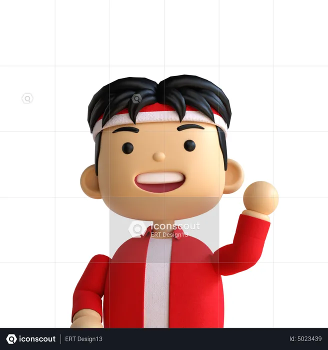 Athlete  3D Icon