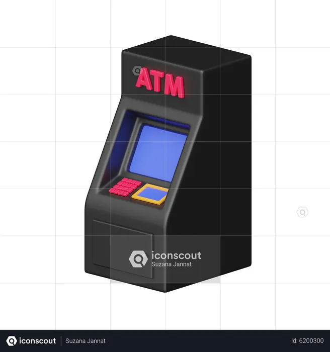 ATM  3D Icon