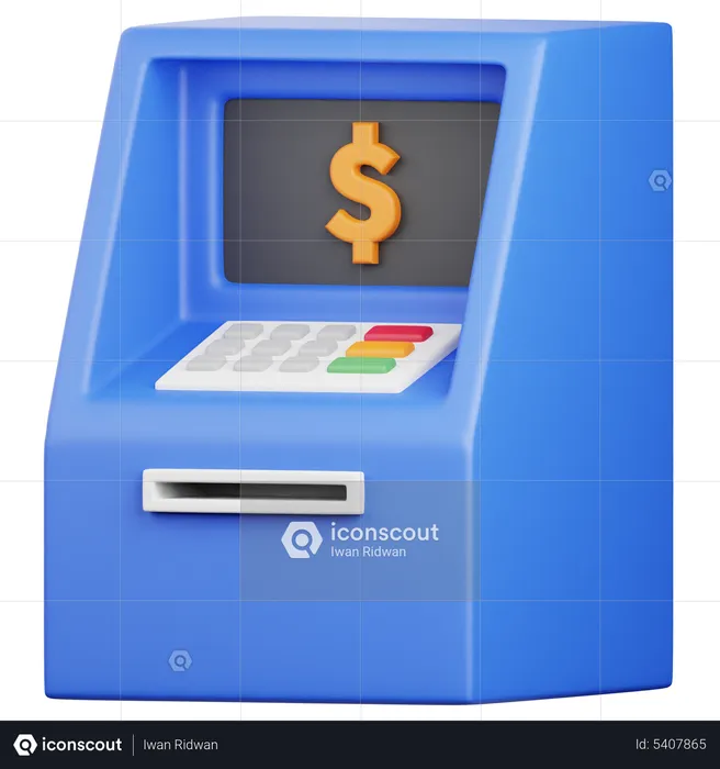 ATM  3D Icon