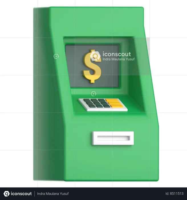 ATM  3D Icon