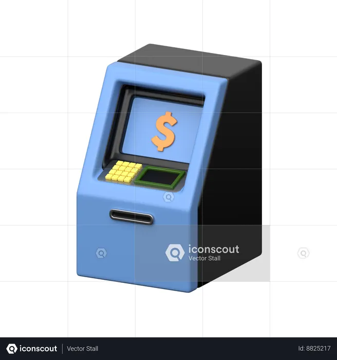 ATM  3D Icon