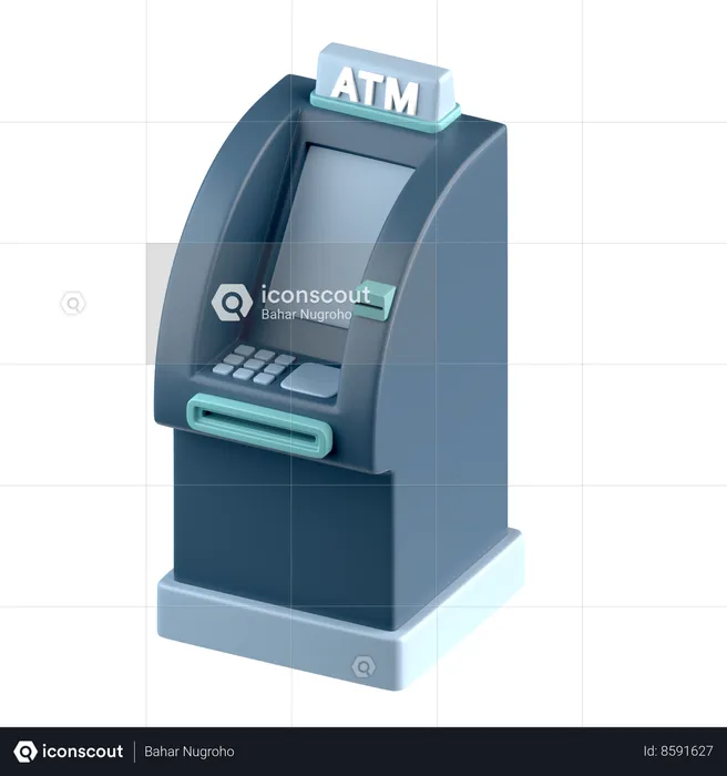 Atm  3D Icon