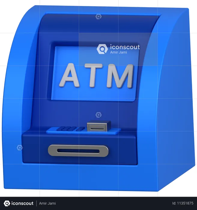 Atm  3D Icon