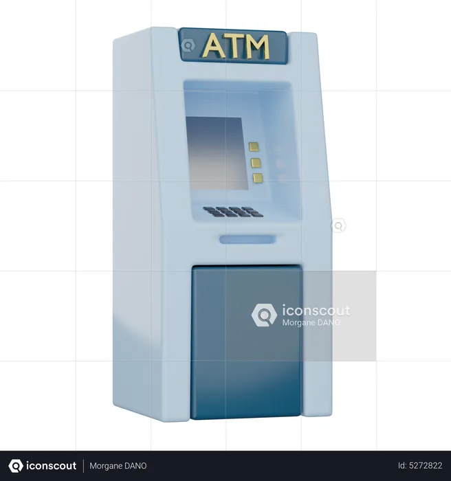 ATM  3D Icon