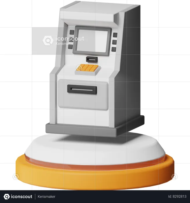 ATM  3D Icon