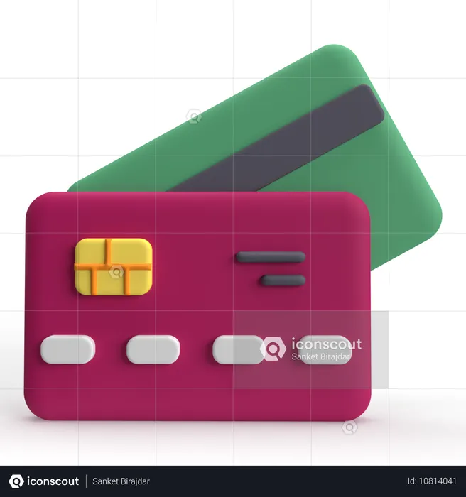 ATM Card  3D Icon