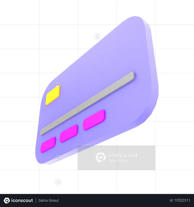 Atm card  3D Icon