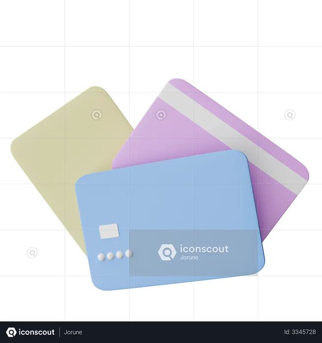 Atm Card  3D Illustration