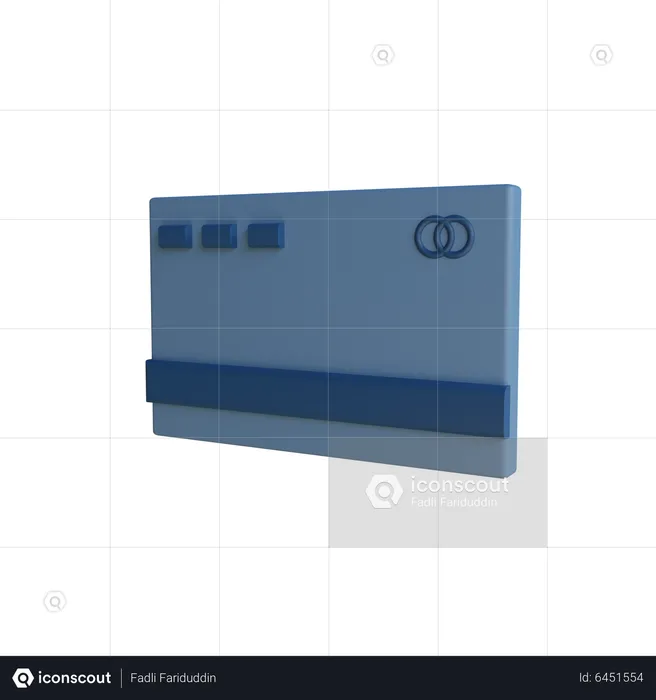 ATM card  3D Icon