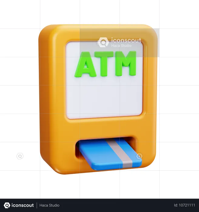 ATM マシン  3D Icon