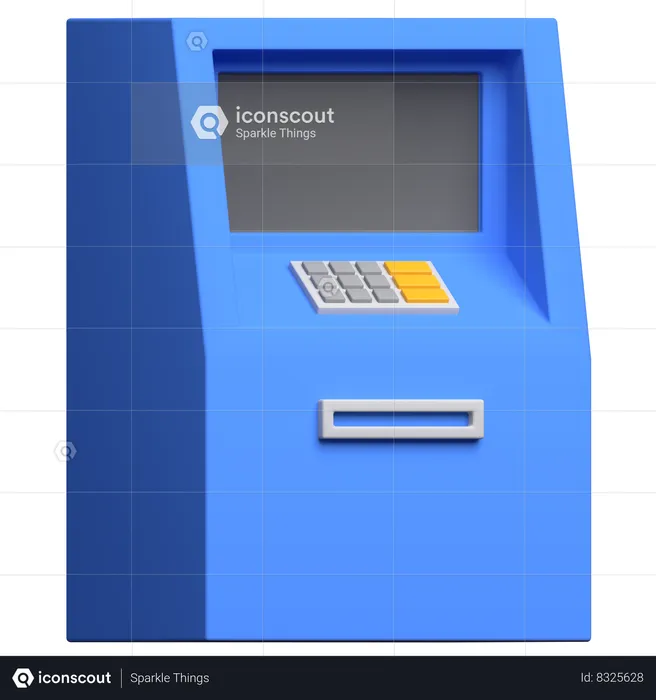 ATM Machine  3D Icon