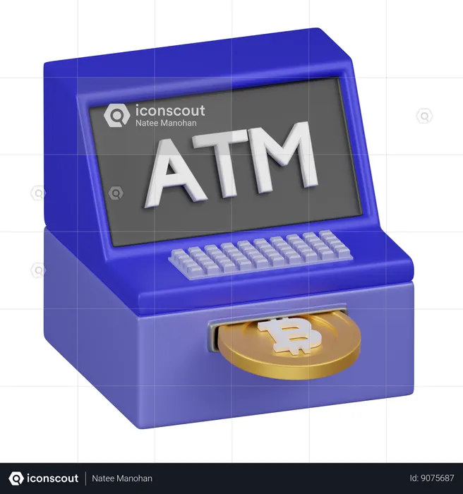 Atm Machine  3D Icon