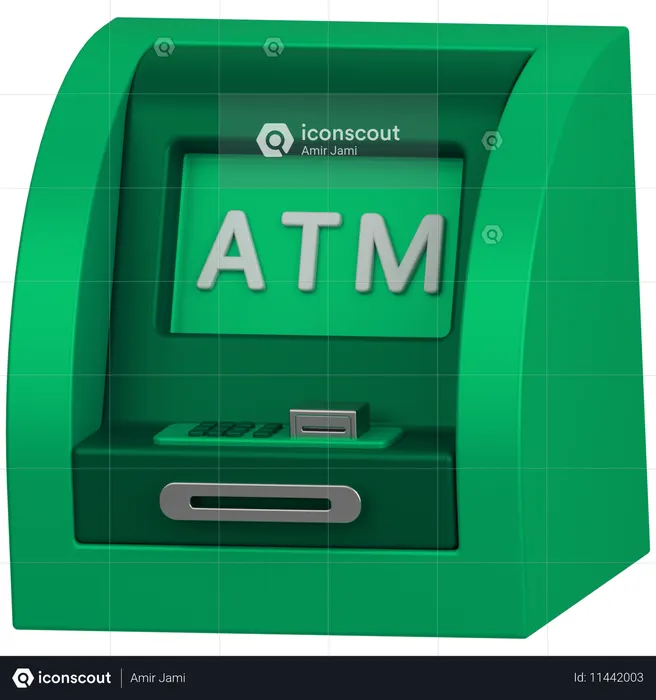 Atm Machine  3D Icon