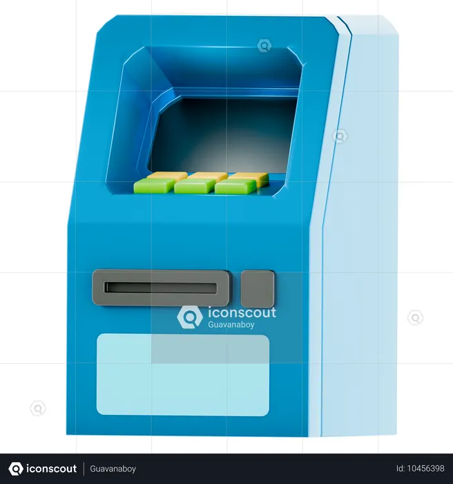 Atm Machine  3D Icon