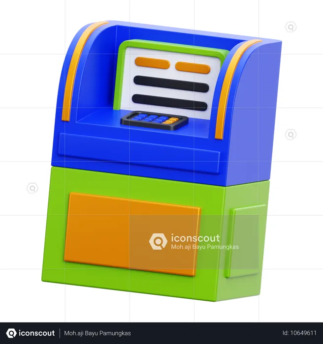 Atm machine  3D Icon