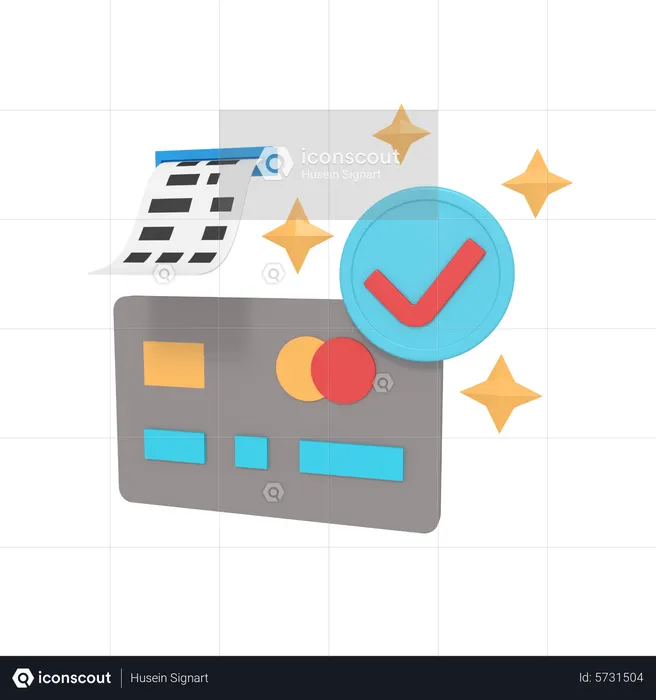 ATM successfull  3D Icon