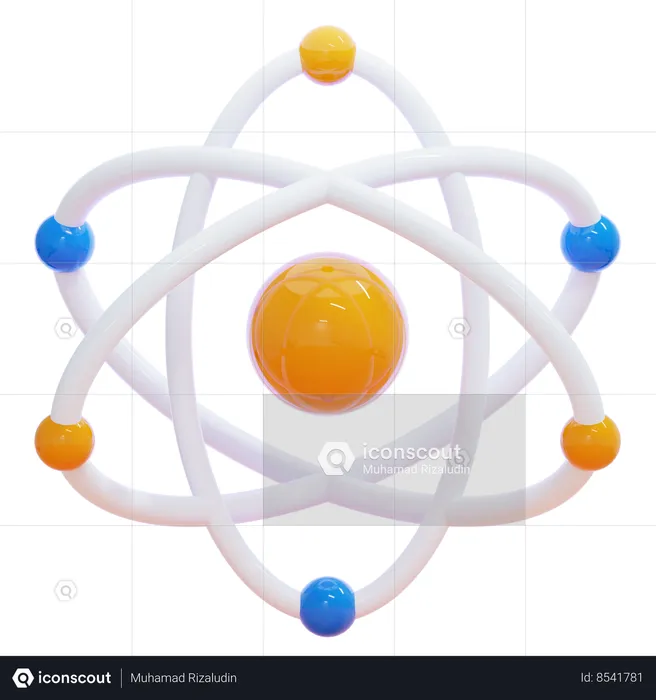 ATOM  3D Icon