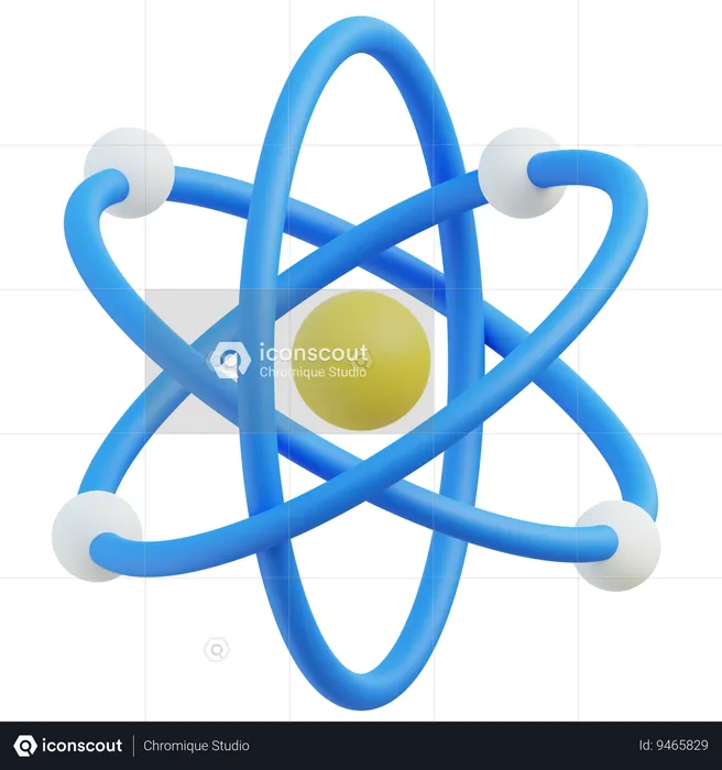 Atomatom  3D Icon
