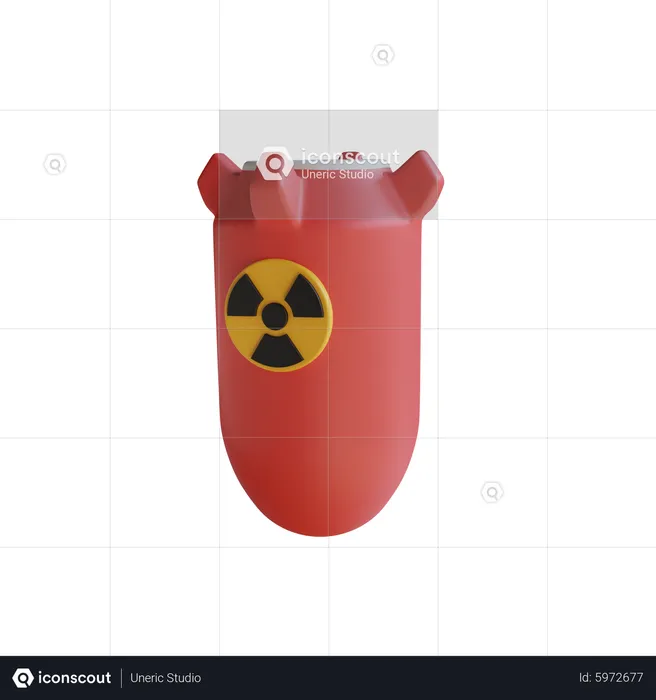 Atombombe  3D Icon