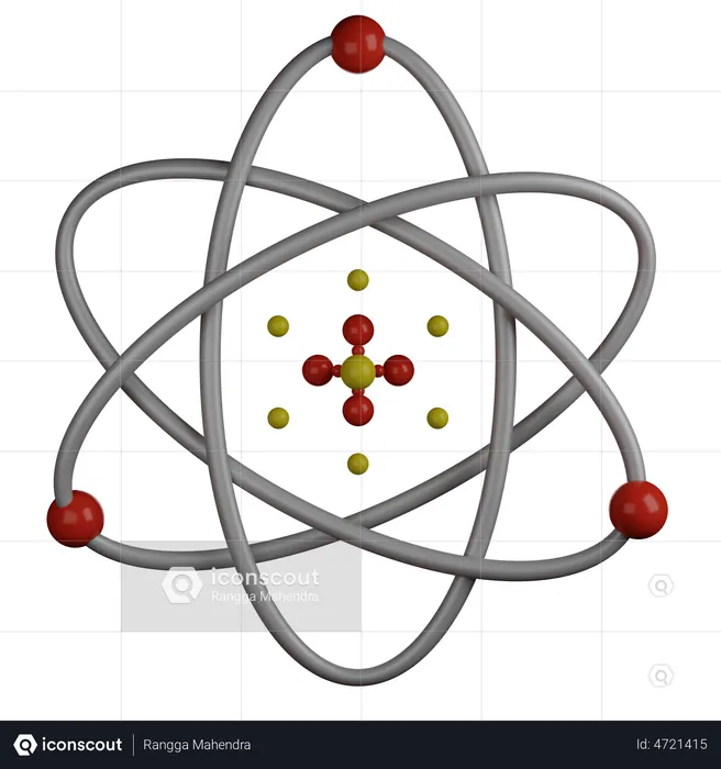 Atomic  3D Illustration