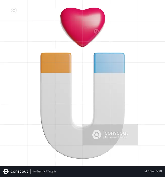 Atração  3D Icon