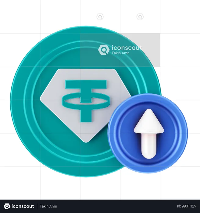 Croissance de l'attache  3D Icon